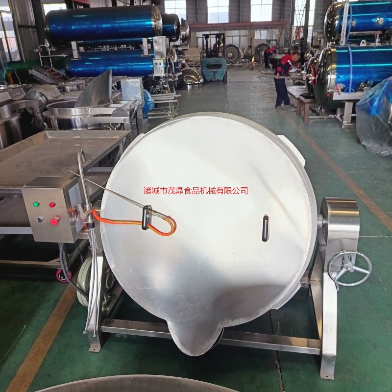 茂鼎 商用可傾式燃氣夾層鍋 湯爐液化氣加熱炒菜鍋電加熱蒸汽加熱豬牛羊肉鹵煮鍋